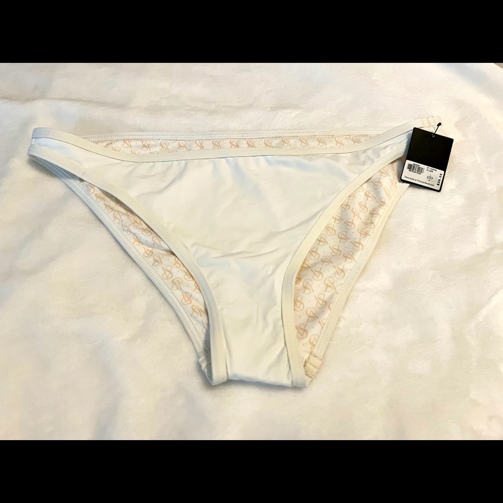 NWT White Victorias Secret Swim Bottoms